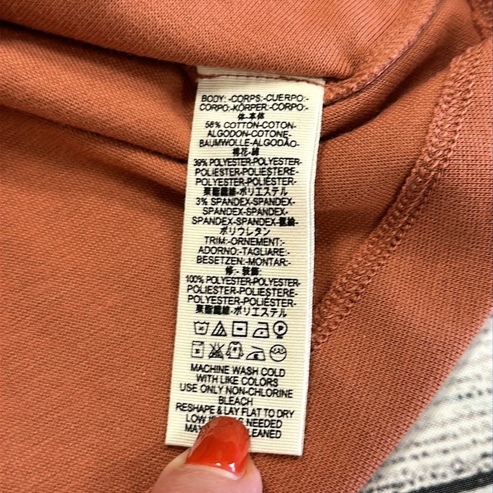 Free People • Terra Cotta Top • Sz XS • NWT! - Picture 10 of 11